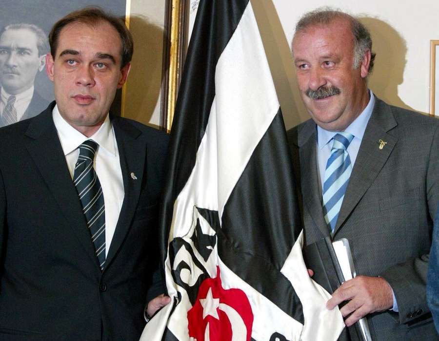 Del Bosque bei seiner Vorstellung als Besiktas-Coach Del Bosque bei seiner Vorstellung als Besiktas-Coach