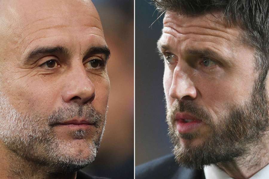 Pep Guardiola v Michael Carrick.