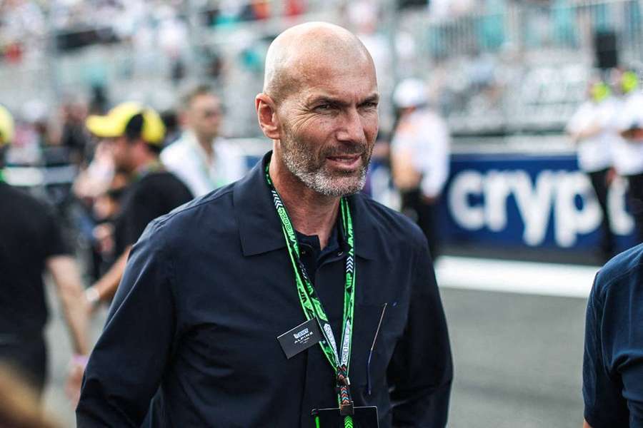 Zidane lors du Grand Prix de Miami au début du mois.