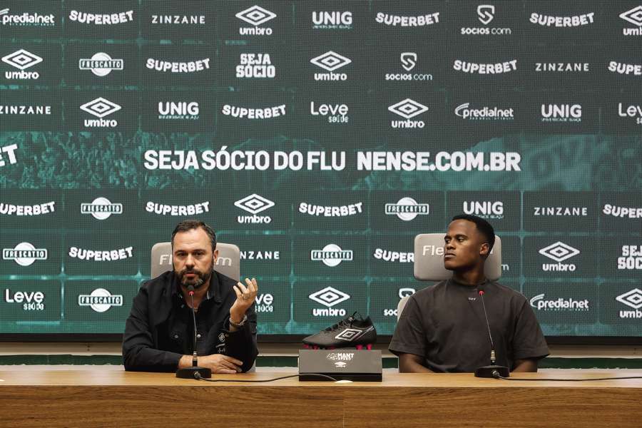 Em coletiva na despedida, Arias afirmou que escolheria Fluminense em volta ao Brasil Em coletiva na despedida, Arias afirmou que escolheria Fluminense em volta ao Brasil