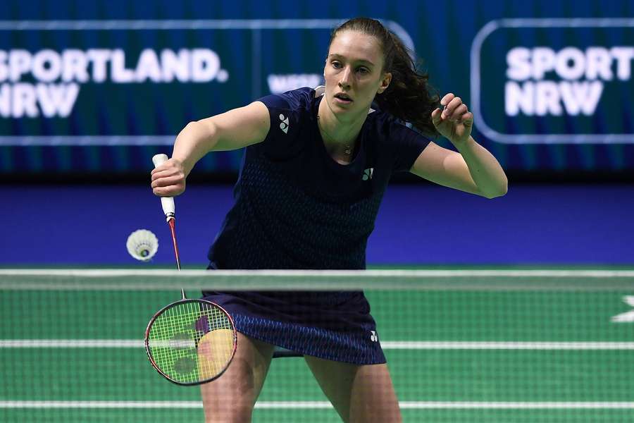Line Christophersen booked a surprising ticket for the quarter-final of the All England Open tournament