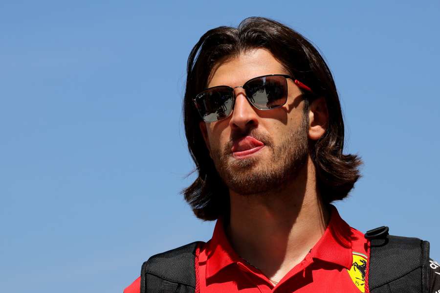 Giovinazzi is the reserve driver at Ferrari