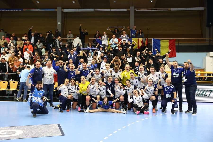 Bucuria calificării în sferturile de finală EHF European League
