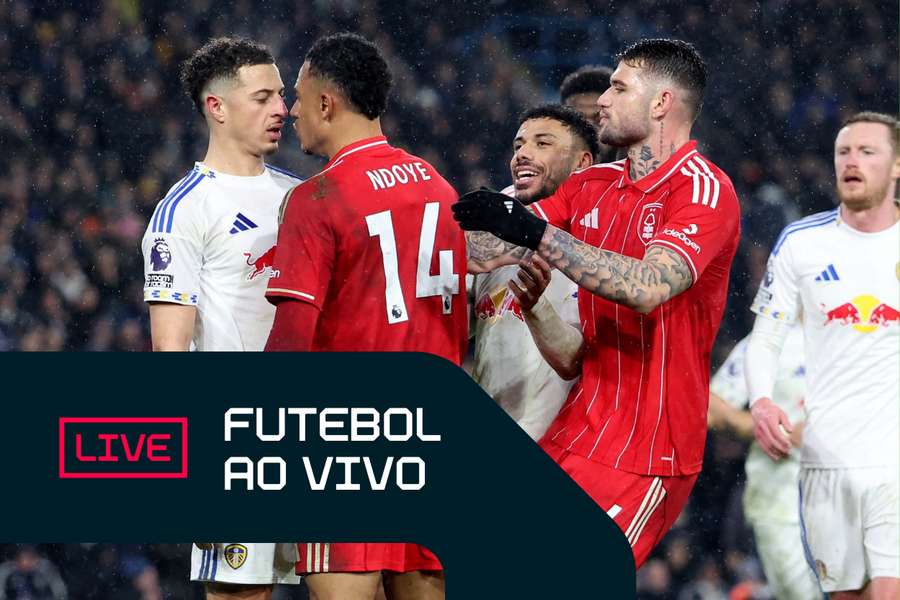 Clima esquentou em Leeds x Forest