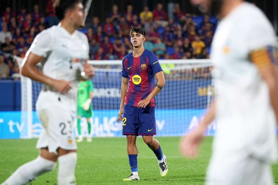 Marc Bernal durante uma partida contra o Valencia