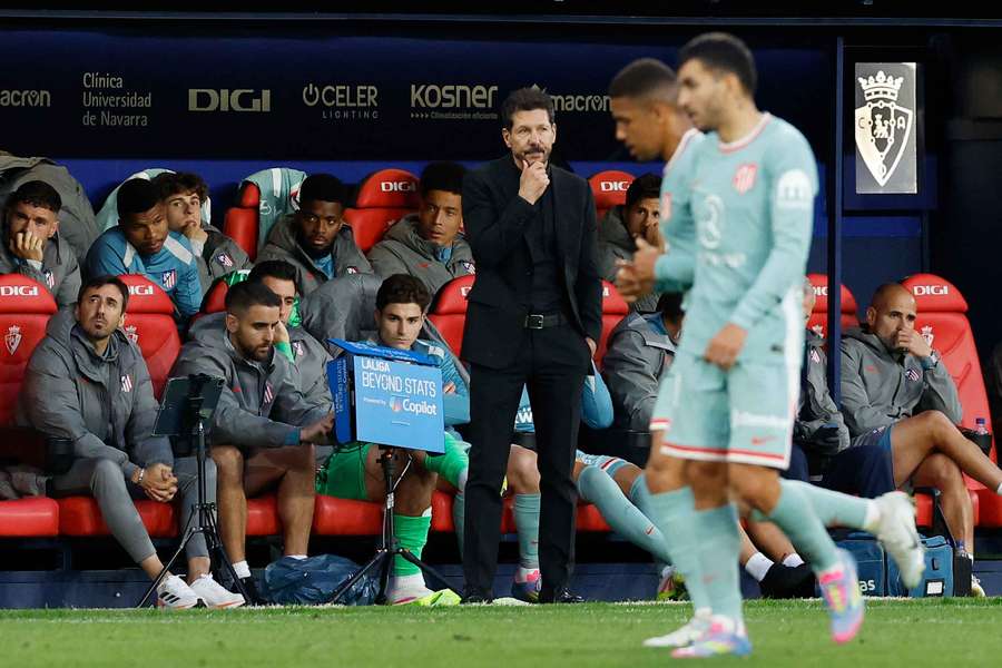Diego Simeone jeudi soir.