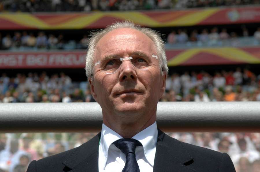 Sven-Goran Eriksson pendant la Coupe du monde 2006