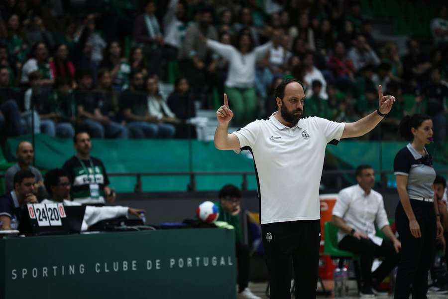 João Coelho, treinador do Sporting