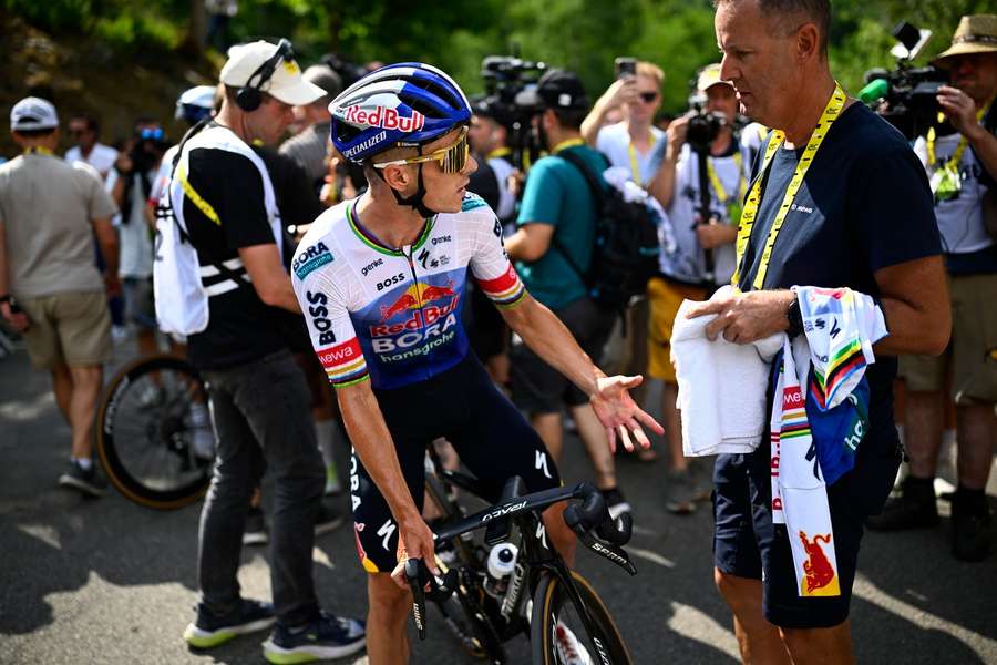 Remco Evenepoel was very unhappy after Stage six of the Tour de France Remco Evenepoel was very unhappy after Stage six of the Tour de France