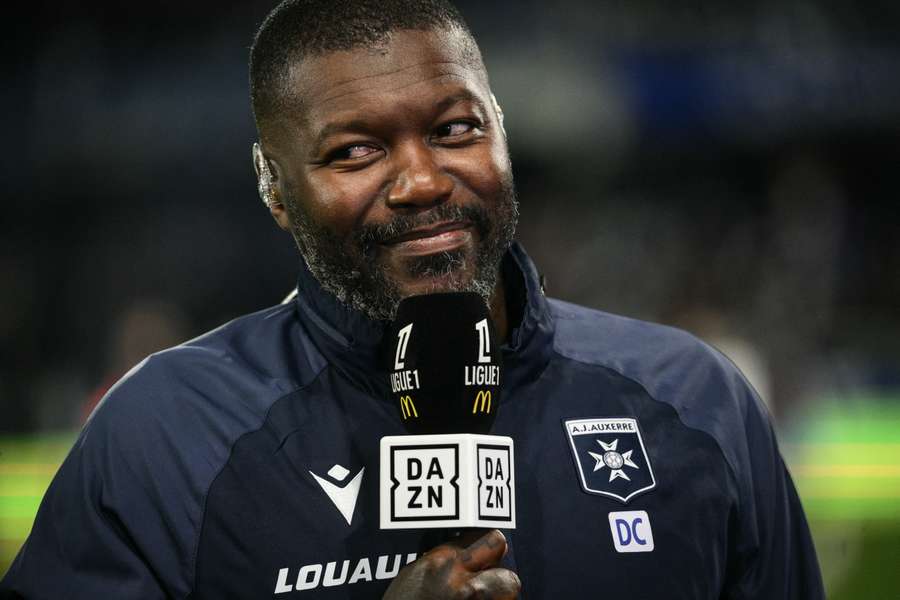 Djibril Cissé à l'Abbé-Deschamps ce samedi. Djibril Cissé à l'Abbé-Deschamps ce samedi.