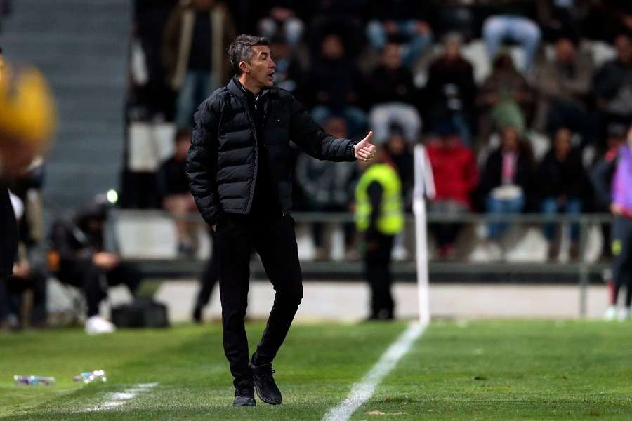 Bruno Lage falou com os adeptos após a partida