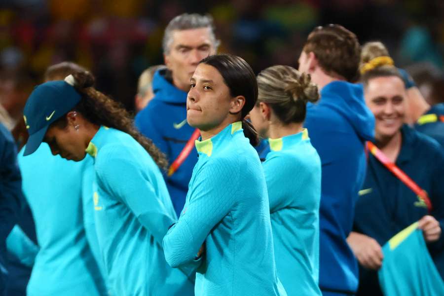 Sam Kerr begint aan de zijlijn, maar zal naar verwachting wel in actie komen