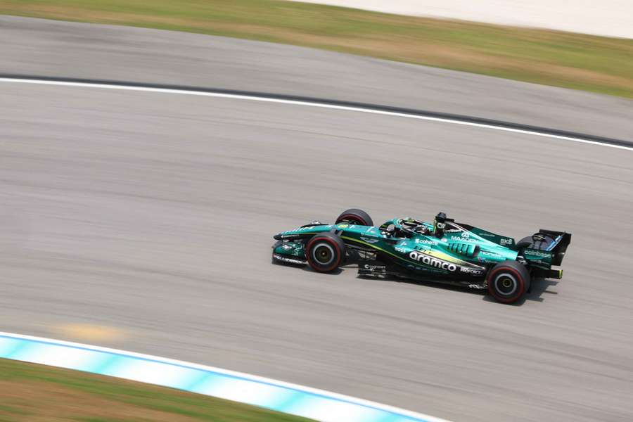 El Aston Martin de Lance Stroll El Aston Martin de Lance Stroll