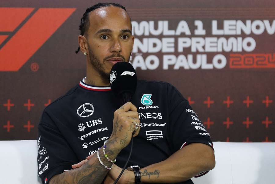 Lewis Hamilton took part in a press conference on Thursday, ahead of the Sao Paulo Grand Prix