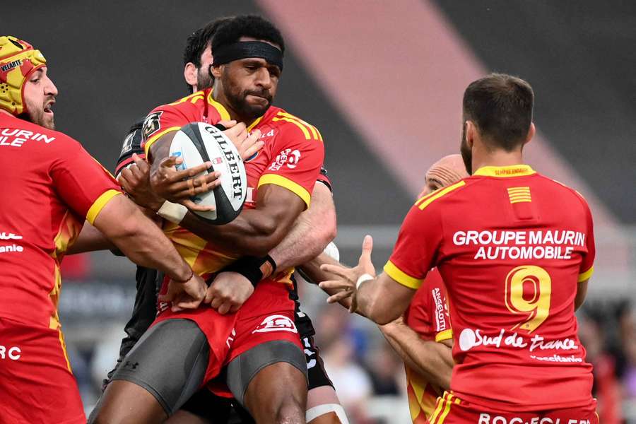 George Tilsley avec Perpignan en mai 2023. George Tilsley avec Perpignan en mai 2023.