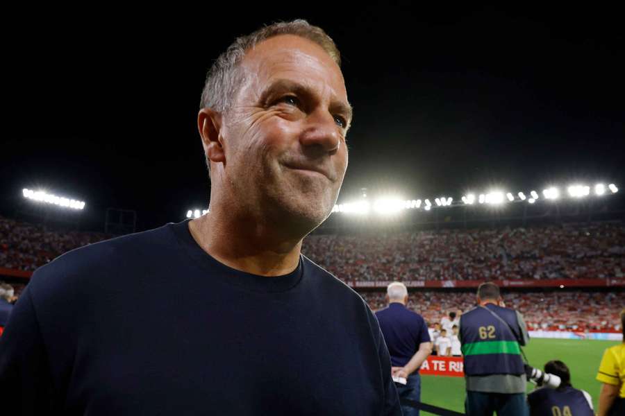 Barcelona coach Hansi Flick Barcelona coach Hansi Flick