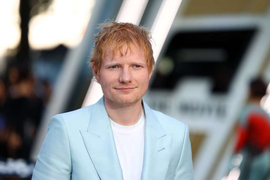 Ed Sheeran à l'avant-première de F1 the movie.