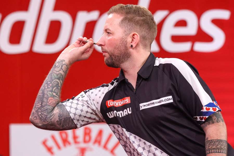 Danny Noppert during the Players Championship.