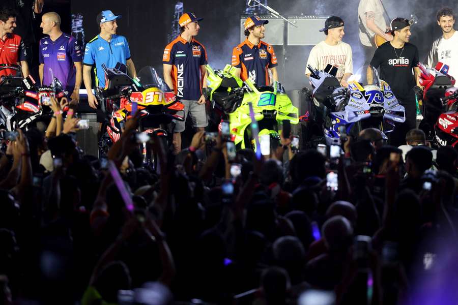 Algunos de los pilotos que correrán en MotoGP en 2026