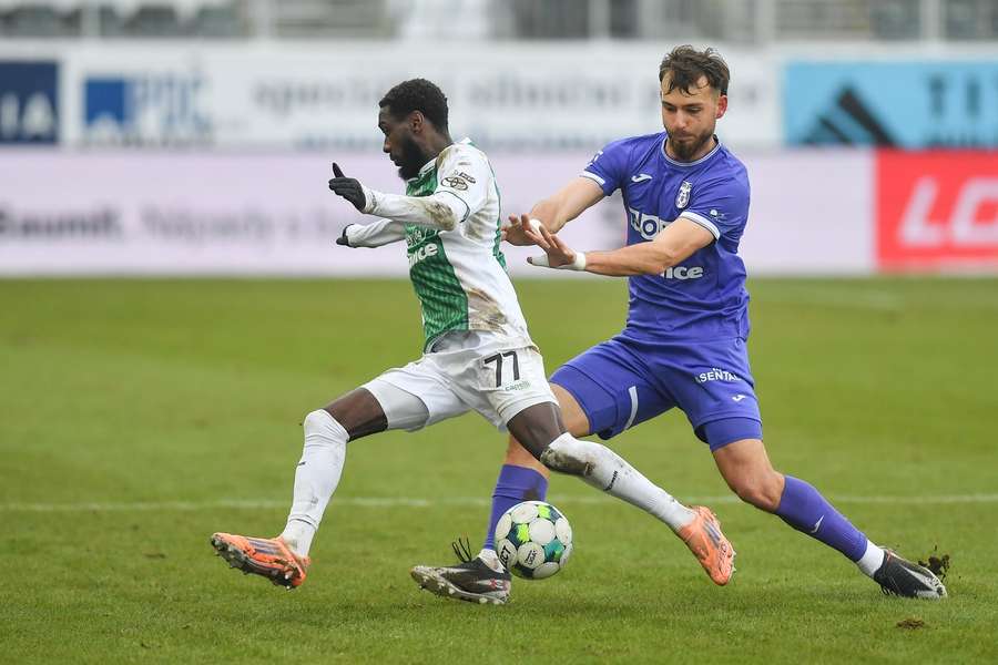 Alégué v zápase s Mladou Boleslaví.