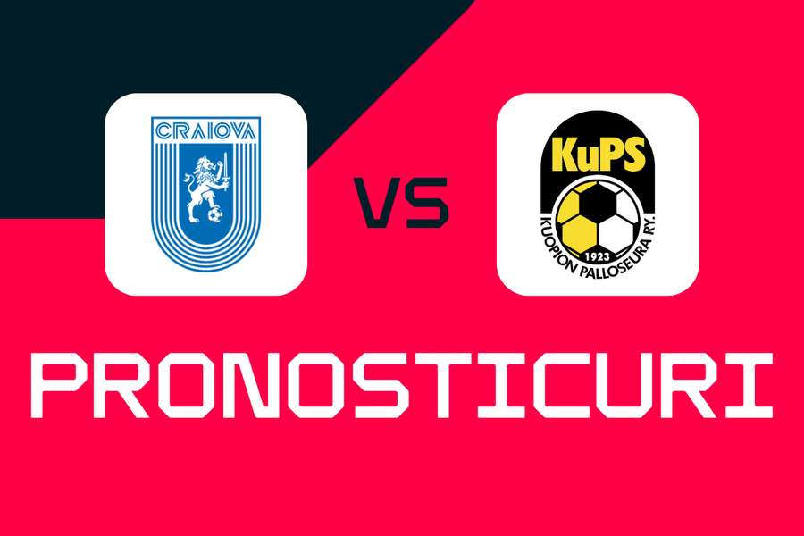Universitatea Craiova - KuPS: Pronosticuri, cele mai bune pariuri și cote Europa League Universitatea Craiova - KuPS: Pronosticuri, cele mai bune pariuri și cote Europa League