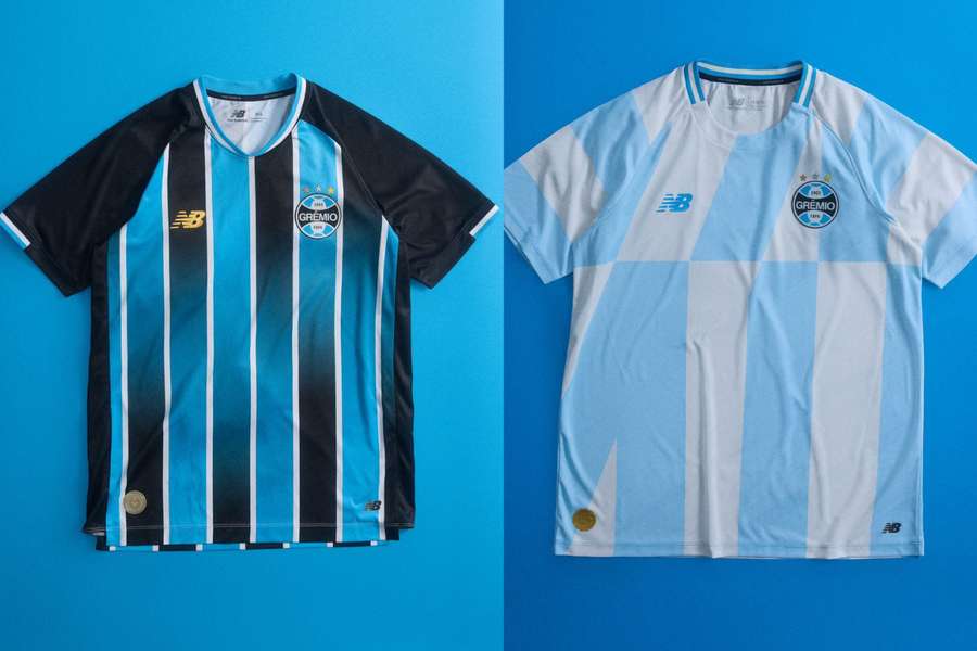 As novas camisas tricolores