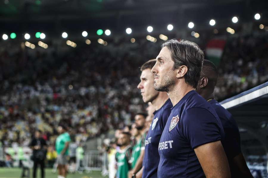 Luis Zubeldía em Fluminense 1x0 Atlético-MG Luis Zubeldía em Fluminense 1x0 Atlético-MG