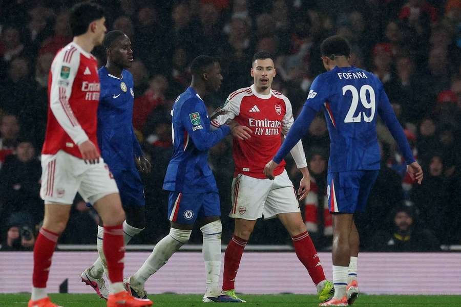 Chelsea exited the EFL Cup semi-finals against Arsenal