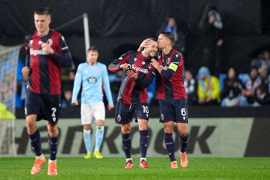 L'esultanza di Bernardeschi