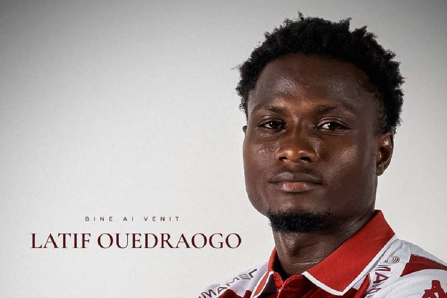 Latif Ouedraogo, noul fundaș stânga al Rapidului Latif Ouedraogo, noul fundaș stânga al Rapidului