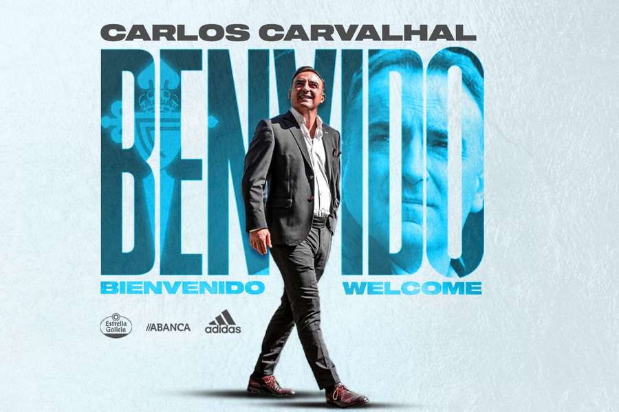 Celta de Vigo anuncia Carlos Carvalhal