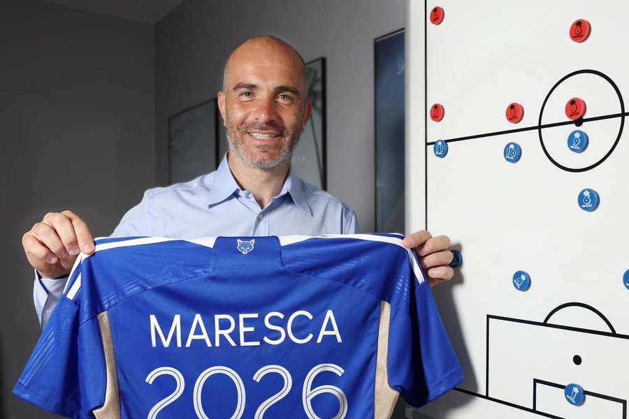 Enzo Maresca, o treinador do Leicester