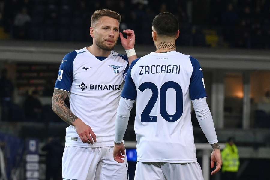 Immobile et Zaccagni, les deux buteurs de la Lazio