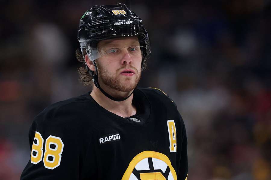 David Pastrňák si proti Rangers nezahrál. David Pastrňák si proti Rangers nezahrál.