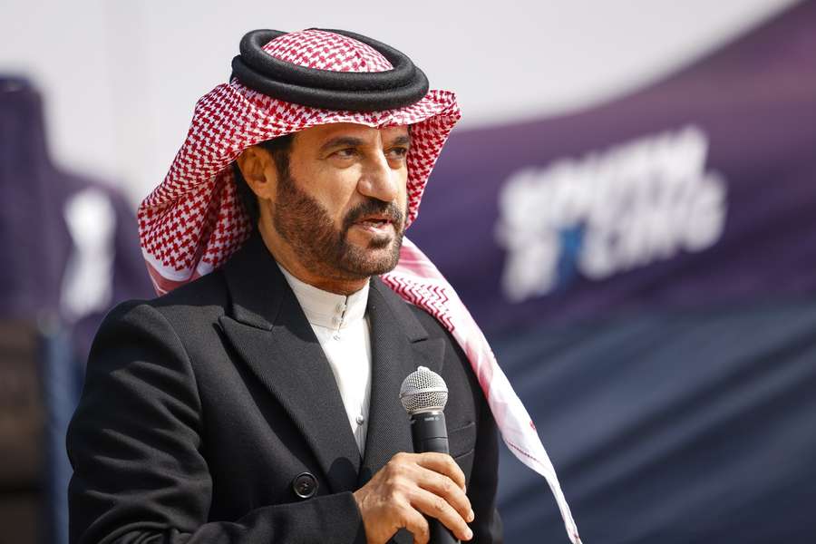 Mohammed Ben Sulayem ce lundi 9 janvier en Arabie saoudite.