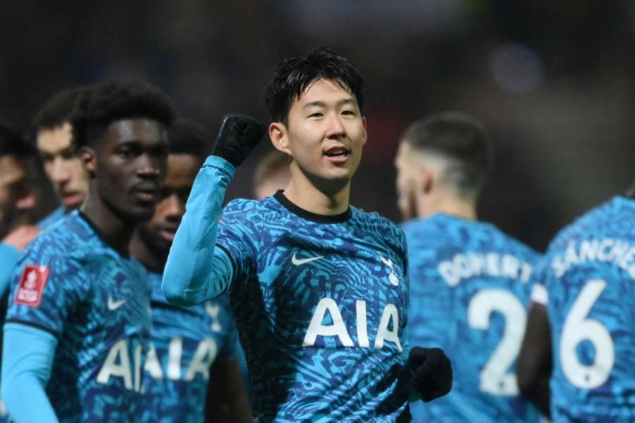 Son Heung-Min scored twice in Spurs' triumph