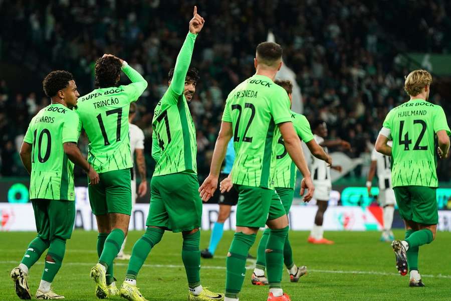 Esgaio marcou no triunfo do Sporting