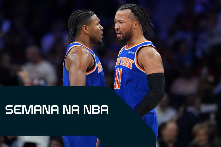 New York Knicks celebram apuramento para a final