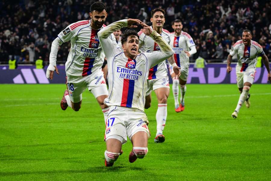 Afonso Moreira celebrates his late winner Afonso Moreira celebrates his late winner