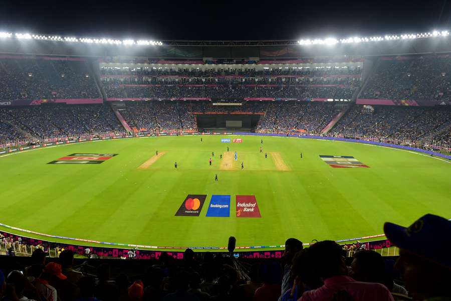 Het gigantische Narendra Modi Stadium in Ahmedabad