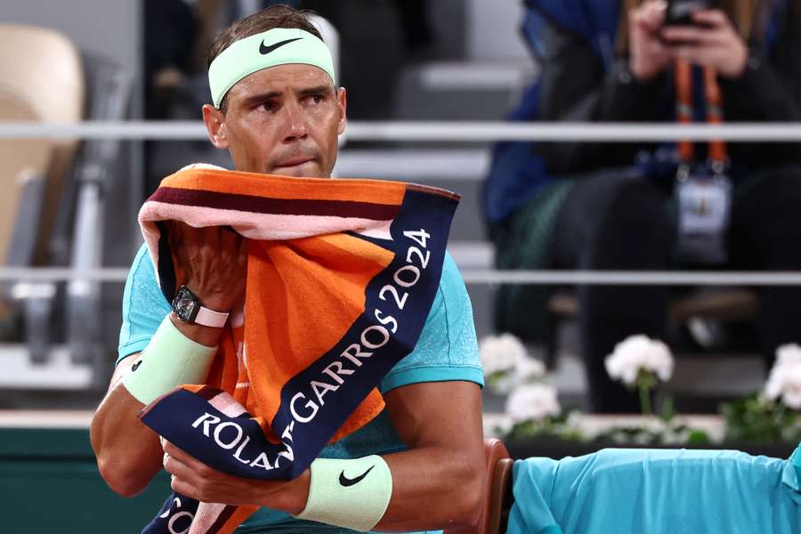 Rafael Nadal la ediția din 2024 a Roland Garros