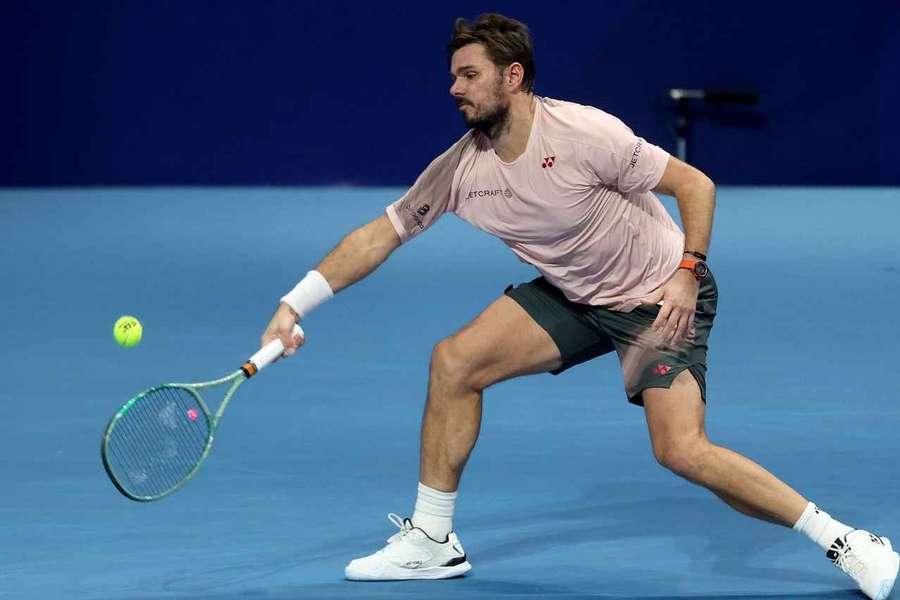 Stan Wawrinka in Aktion