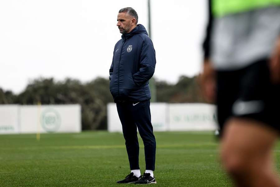 Rui Borges, treinador do Sporting