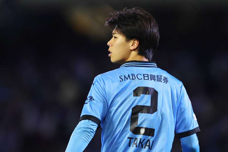 Kota Takai in action for Kawasaki Frontale