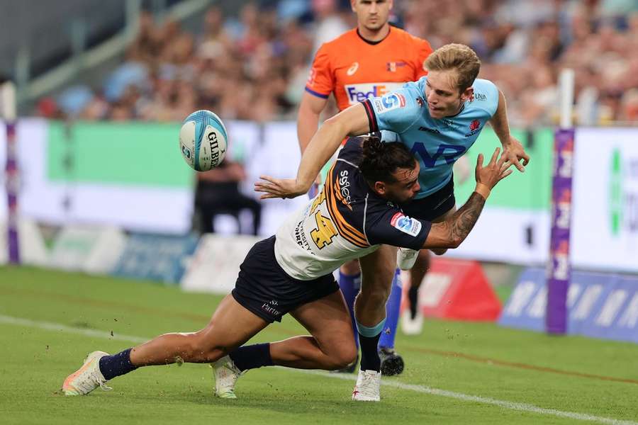 Max Jorgensen has been a breakout star for the Waratahs in the Super Rugby Pacific