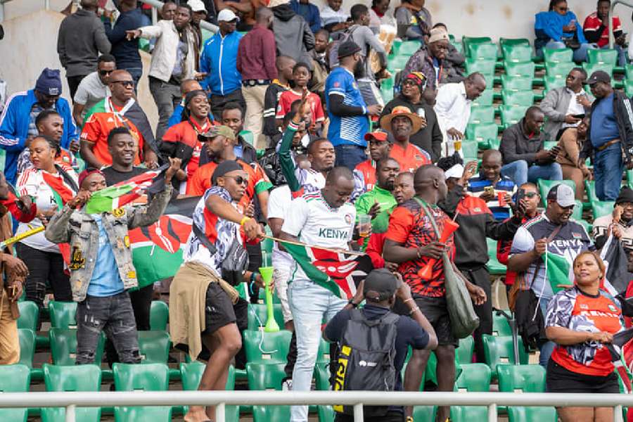 Kenya fans support their team