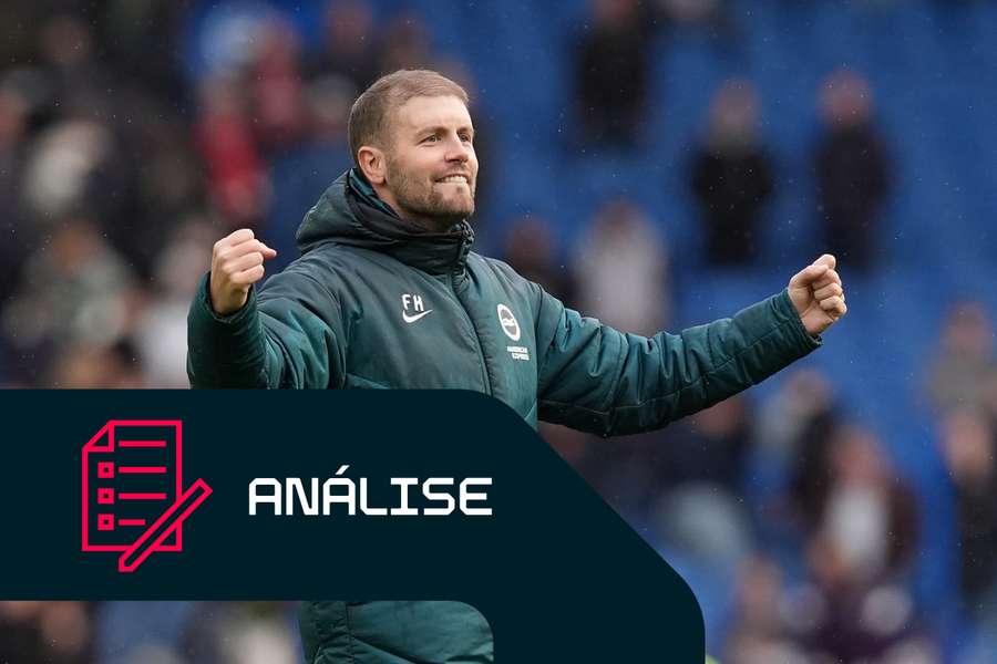 Hurzeler tem realizado um trabalho brilhante como treinador do Brighton esta época Hurzeler tem realizado um trabalho brilhante como treinador do Brighton esta época