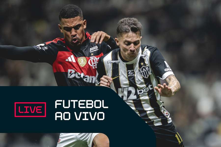 Bernard e Samuel Lino em Atlético-MG x Flamengo, pelo Brasileirão