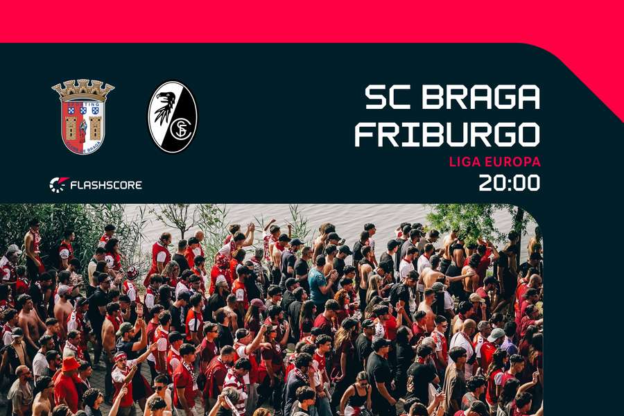 SC Braga recebe o Friburgo