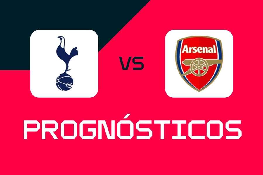 Tottenham - Arsenal: Prognósticos, melhores apostas e odds (Premier League)